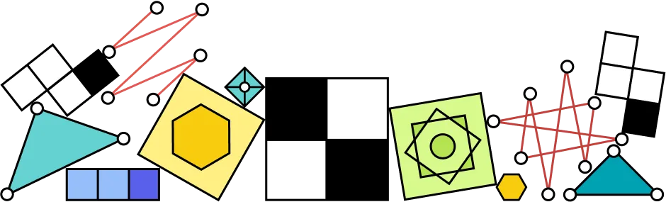 illustration of NYT Games blocks
