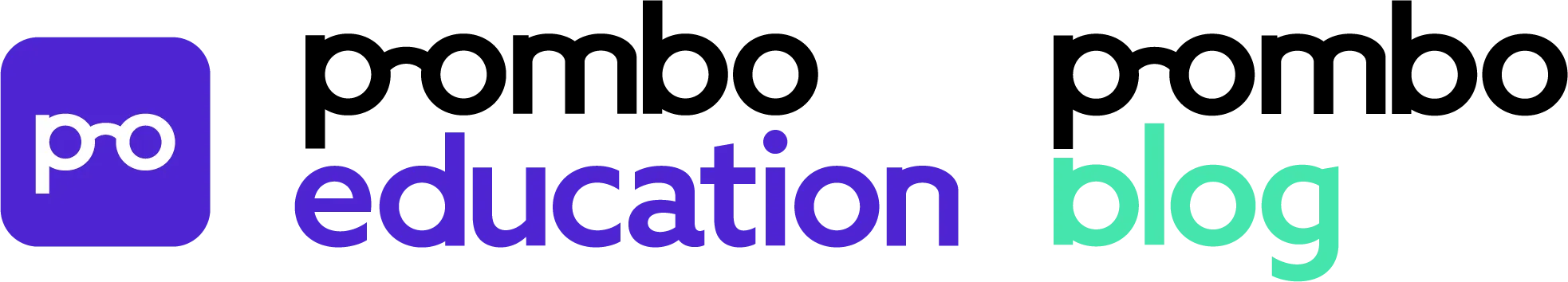 Pombo Education Logo Versions
